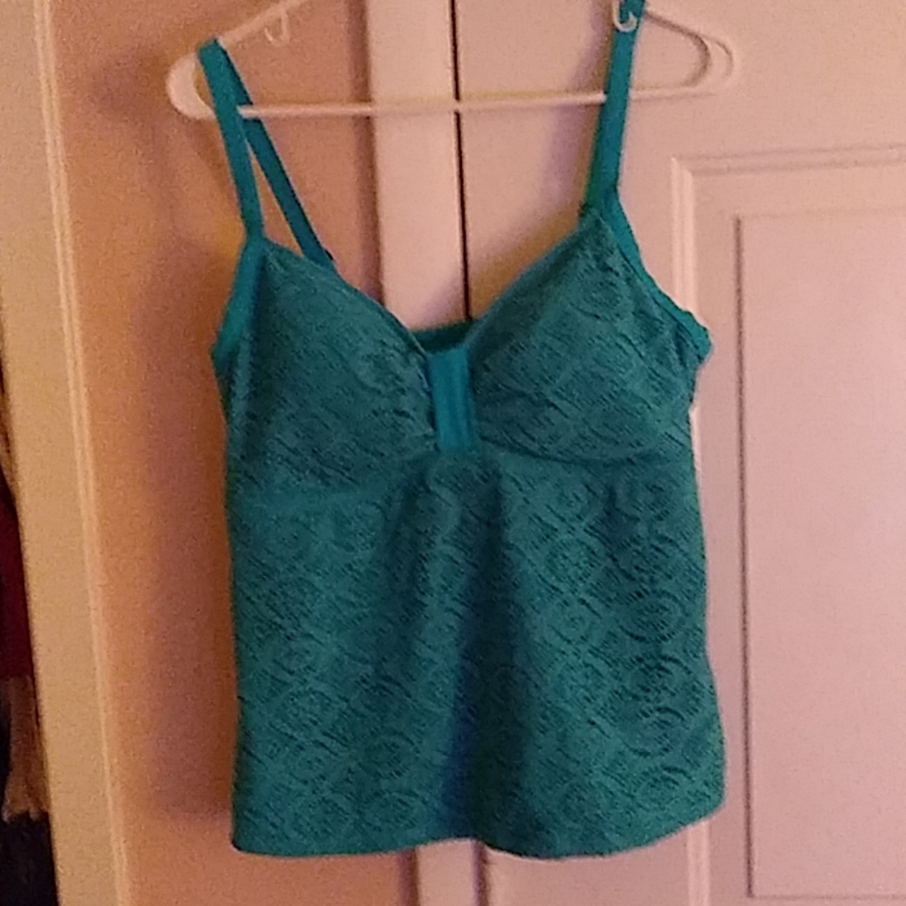 New with tag turquoise tankini camisole
